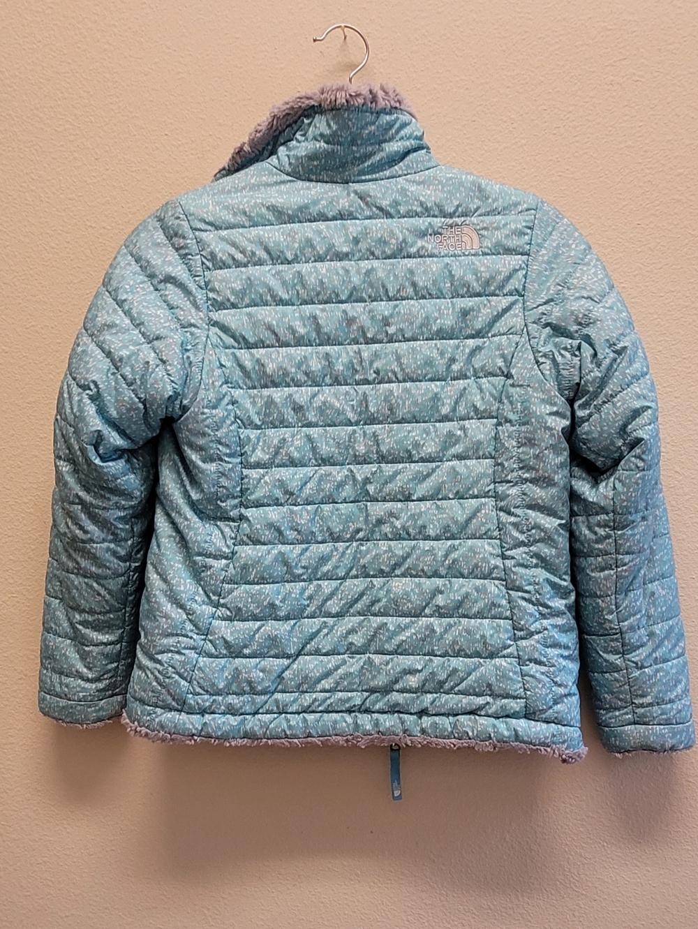 The North Face Girl's  Reversible Winter Jacket Sherpa Interior size 10 - Picture 4 of 10